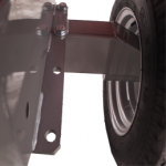          DIVERSAS POSIÇÕES DE MONTAGEM DO EIXO REGULANDO PESO SOBRE O TRATOR